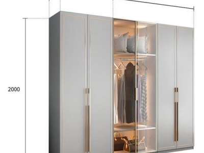Tủ cánh kính gỗ MDF chống ẩm trong phòng ngủ QA144